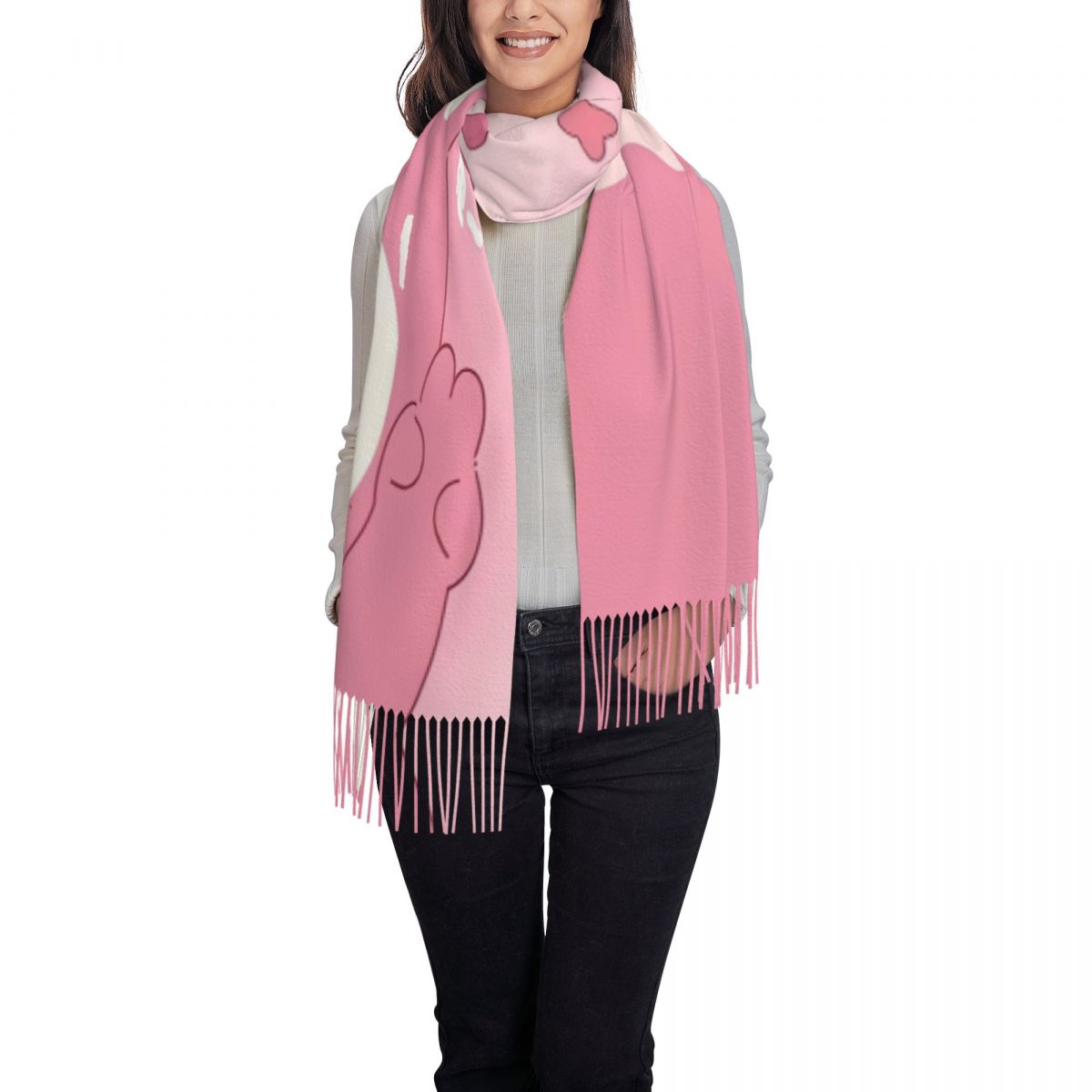 Lotso Pink Bear Women's Scarf  - огляд і ціна Pashmina Wrap Large