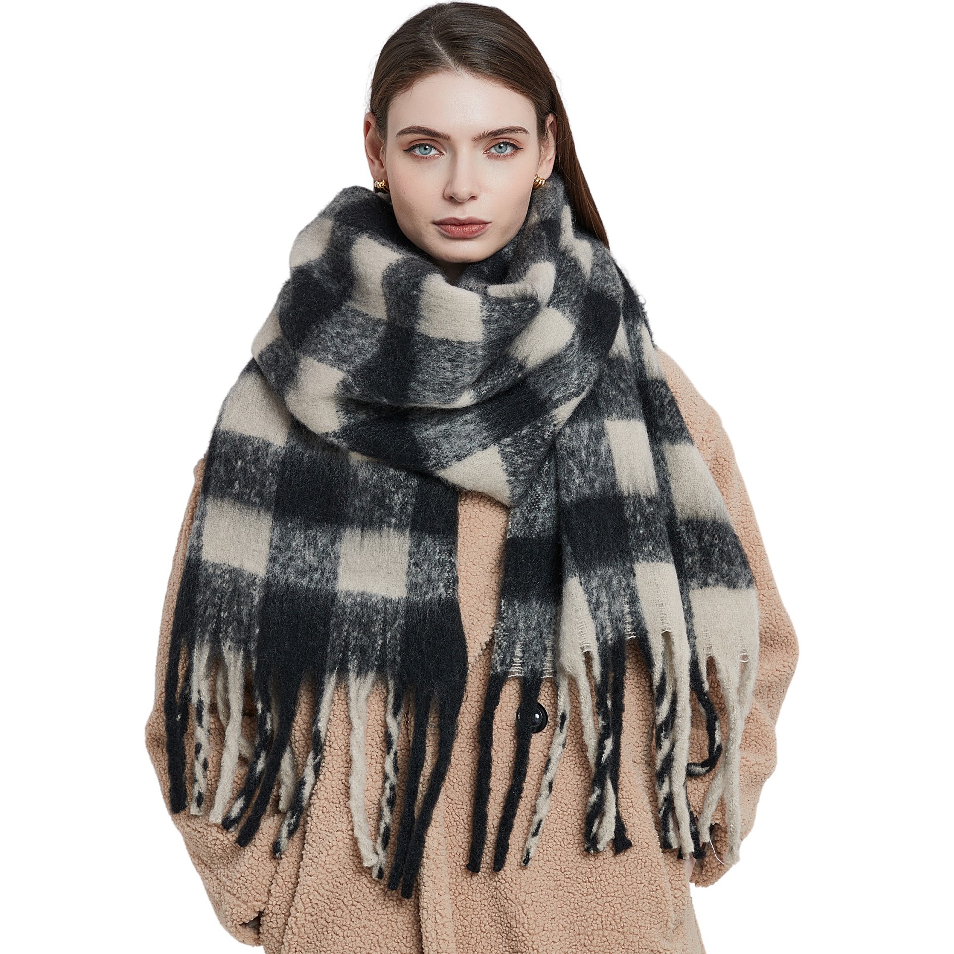 Thick Tassel Scarf Shawl Women - огляд і ціна Pashmina Wrap Large