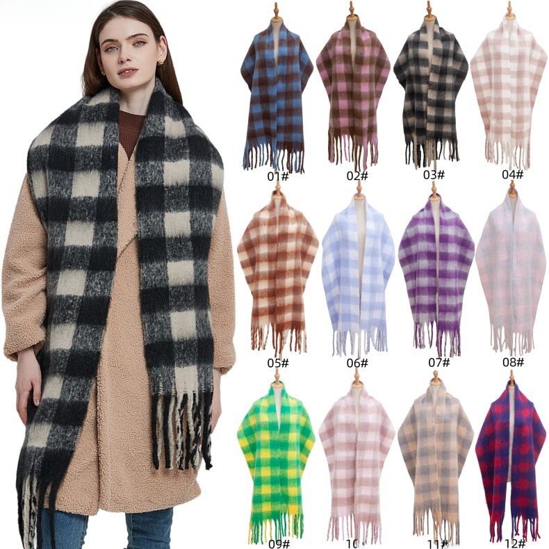 Thick Tassel Scarf Shawl Women - огляд і ціна Pashmina Wrap Large