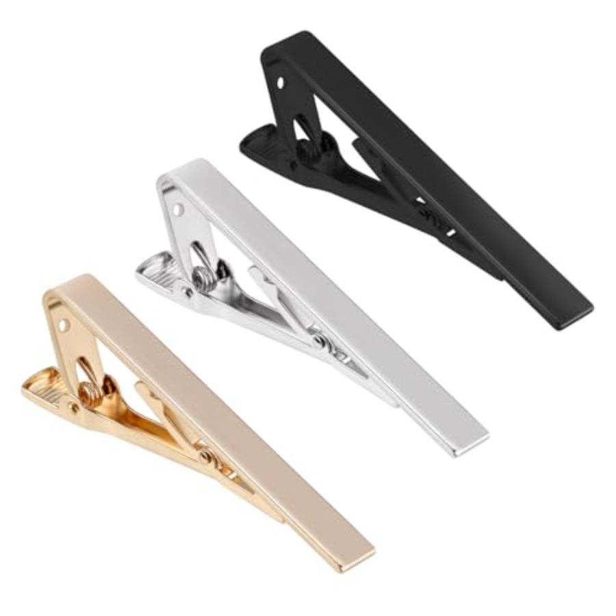 3 Pack Tie Clips for Men Tie B - огляд і ціна Tie Bar Set Gift