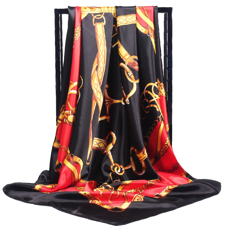 90*90cm Ladies Silk Scarf Band - огляд і ціна Scarf Silk Square