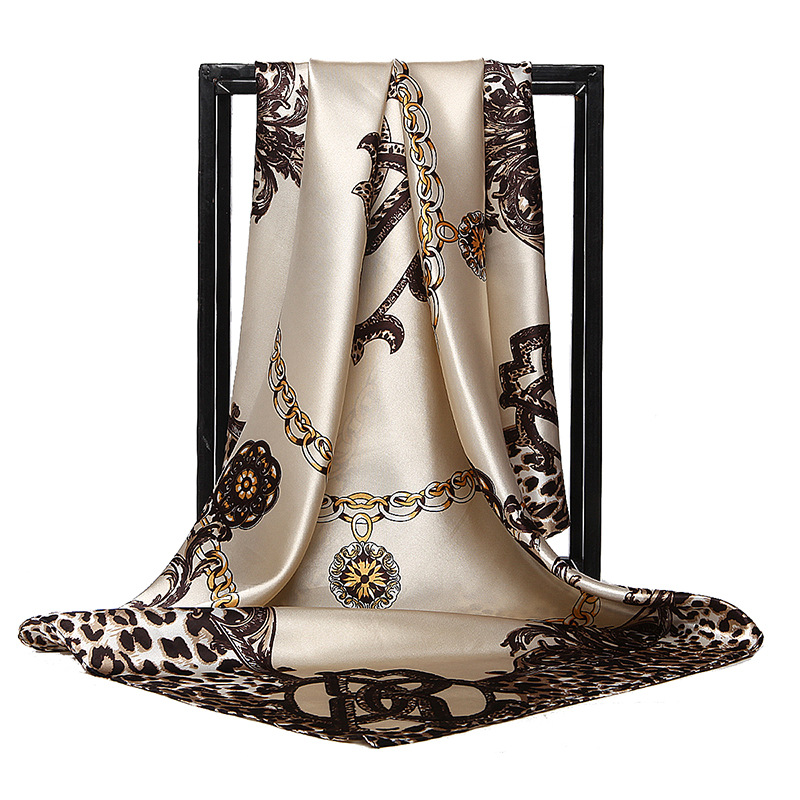 90*90cm Ladies Silk Scarf Band - огляд і ціна Scarf Silk Square