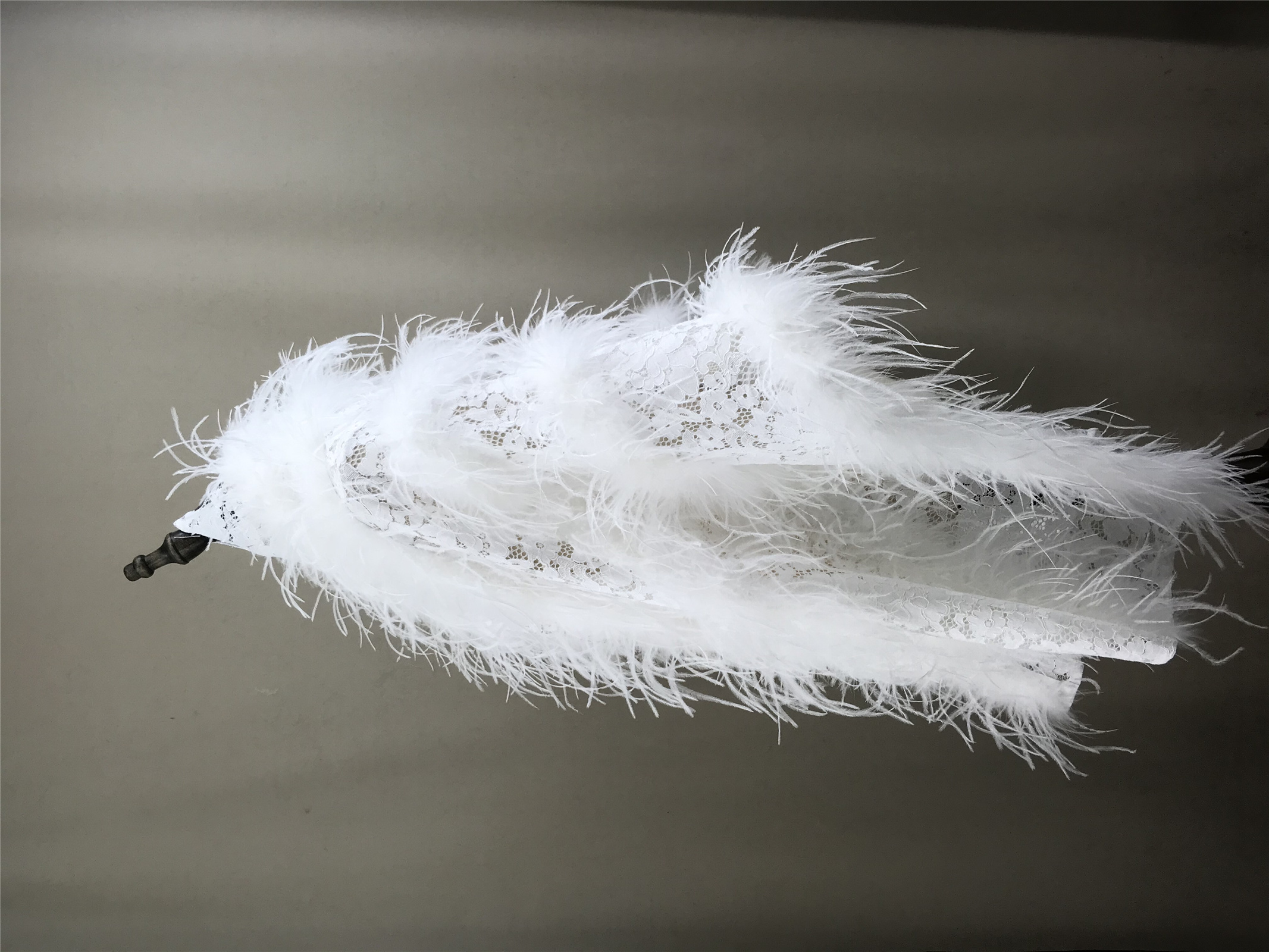 Real Ostrich Feather Lace Shaw - огляд і ціна Stole Wedding Shawl
