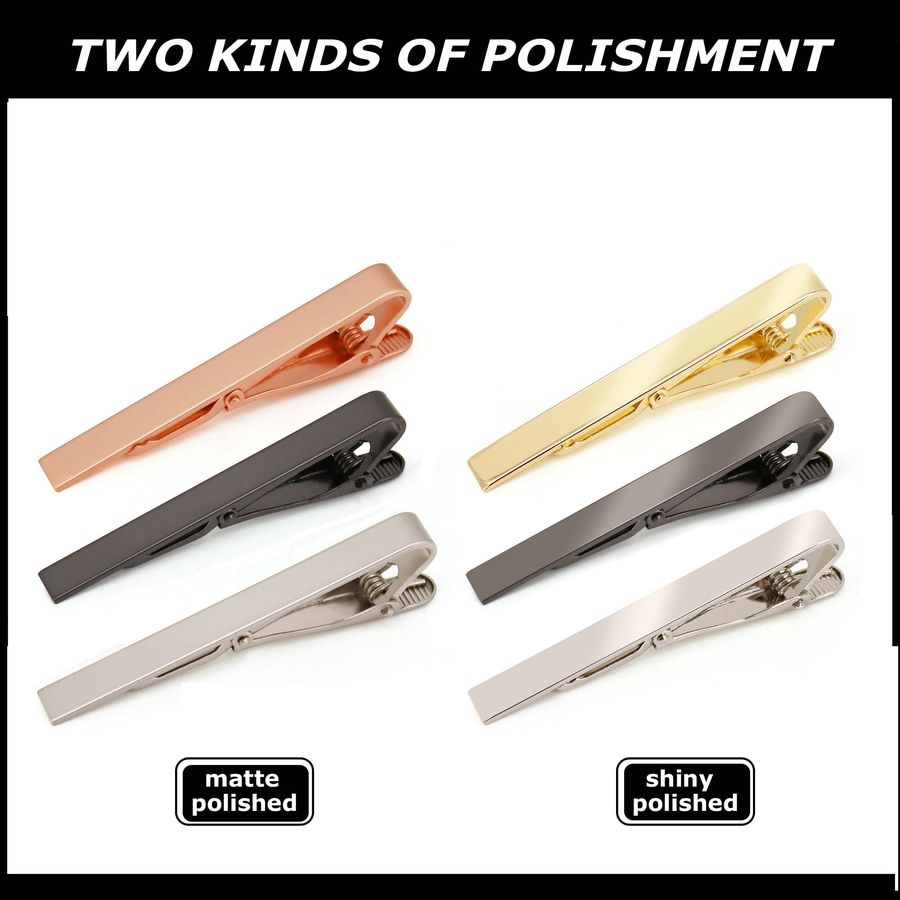 Clips for Men, 6 PACK Tie Clip - огляд і ціна Tie Bar Set Gift