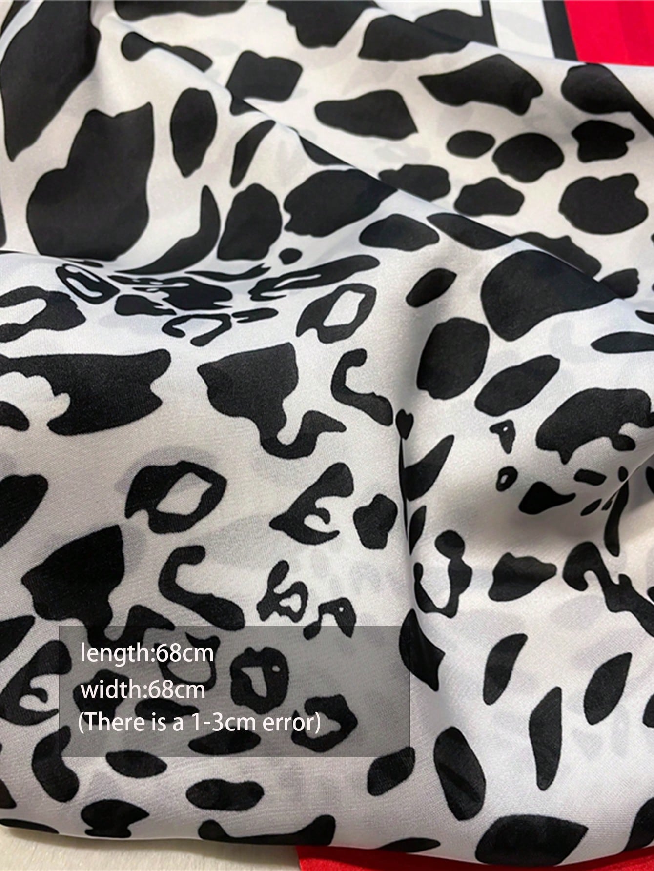 1pc Faux Silk Retro Leopard Pr - огляд і ціна Bandana Cotton