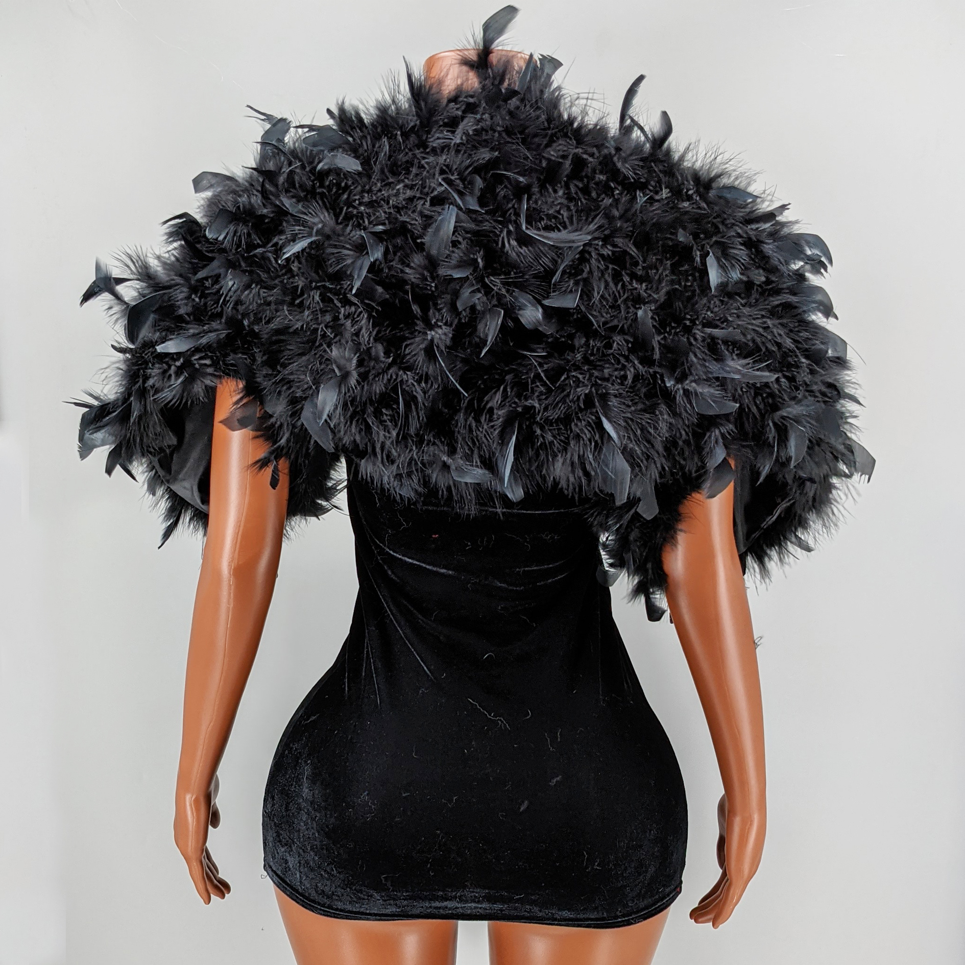 Black Feather Shawl for Women  - огляд і ціна Stole Wedding Shawl