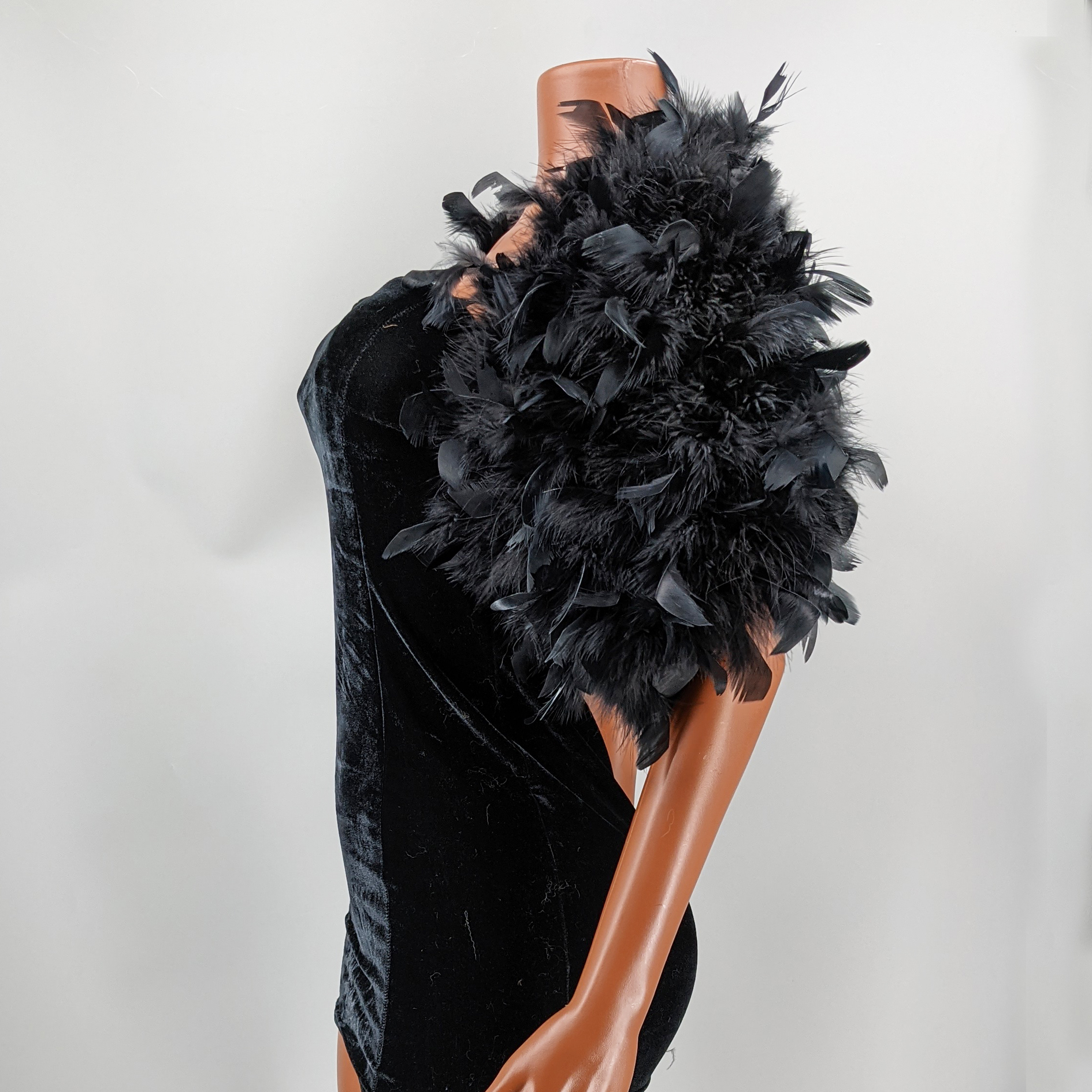 Black Feather Shawl for Women  - огляд і ціна Stole Wedding Shawl