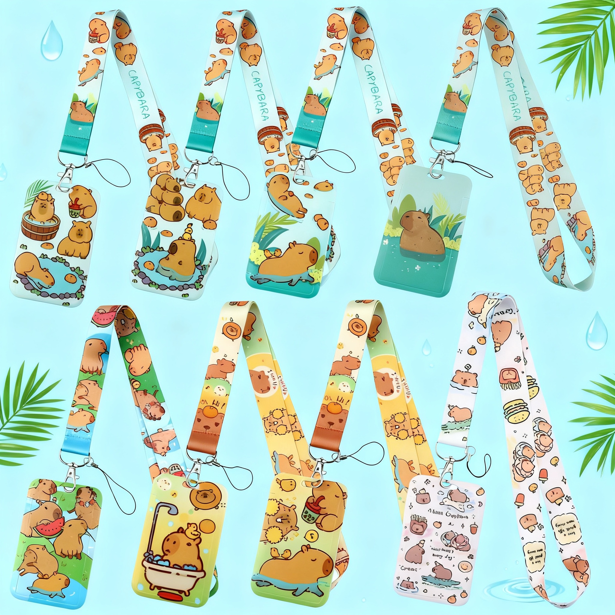 Cute Capybara Lanyards for Key - огляд і ціна Lanyard Badge Holder