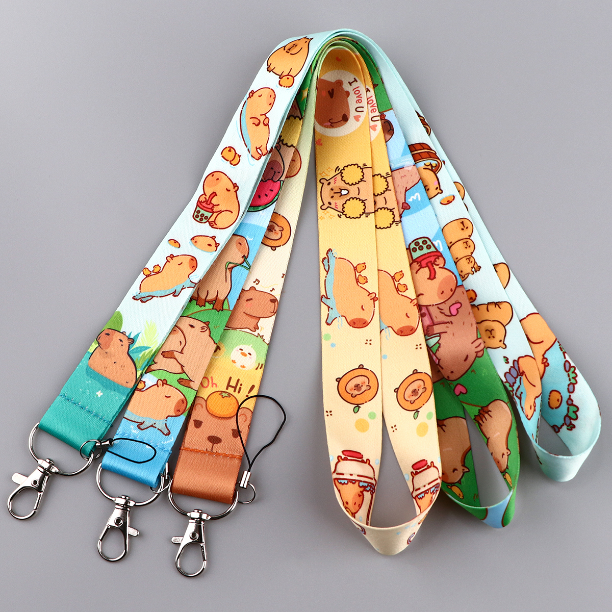 Cute Capybara Lanyards for Key - огляд і ціна Lanyard Badge Holder