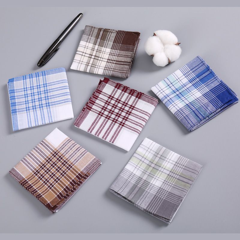 12Pcs Men's Pure Cotton Handke - огляд і ціна Handkerchief Cotton Men