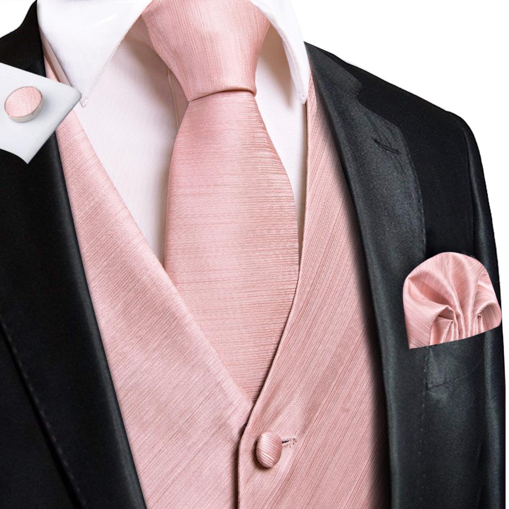 Hi-Tie Luxury Silk Mens Vests  - огляд і ціна Silk Tie Striped