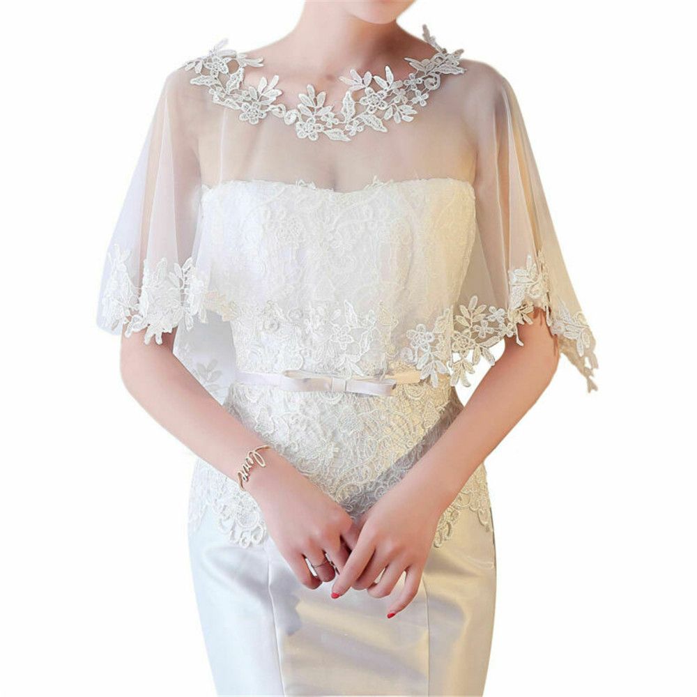 Fashion Elegant Lace Shawl Bri - огляд і ціна Stole Wedding Shawl