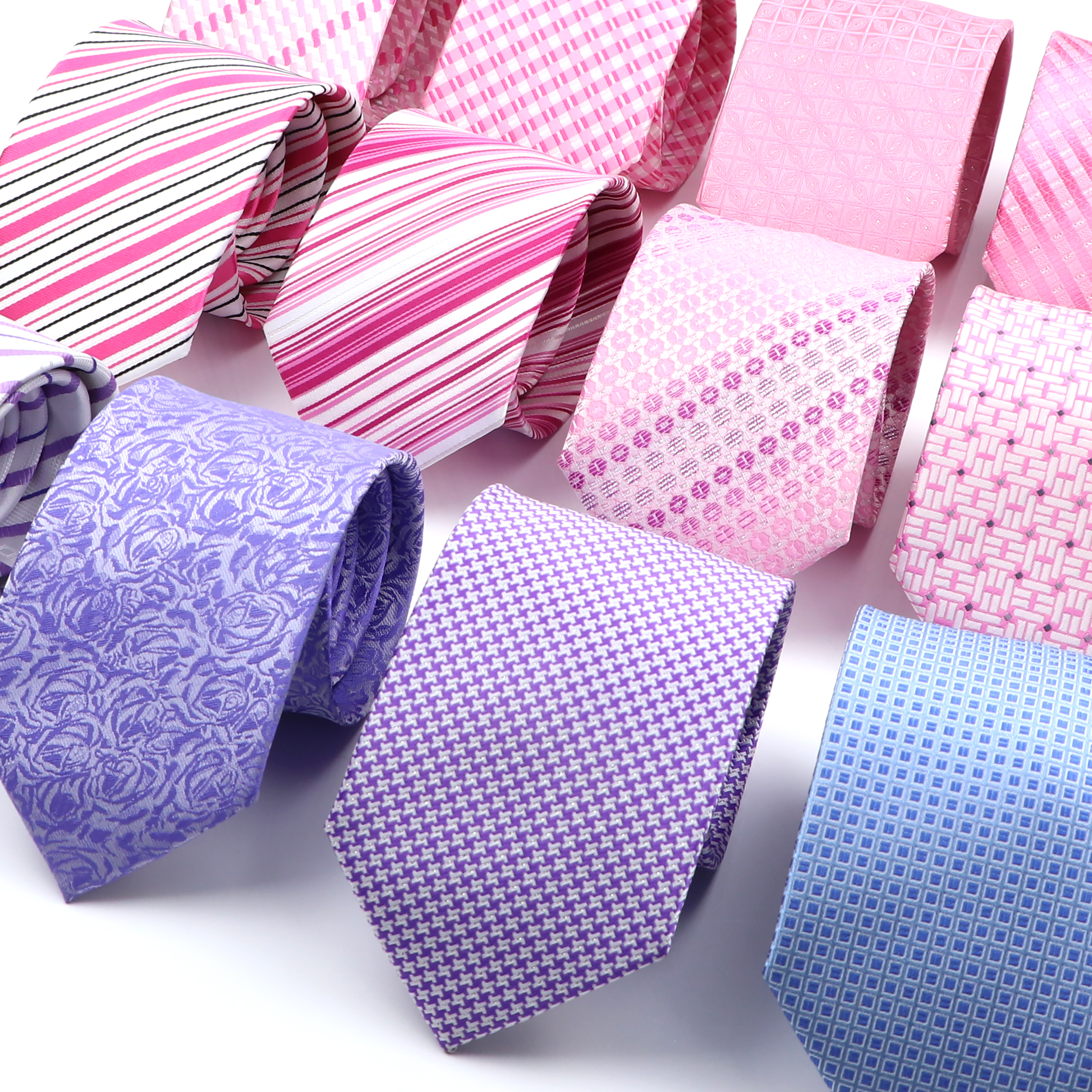 New Bright Pink Men Ties Class - огляд і ціна Skinny Tie Men