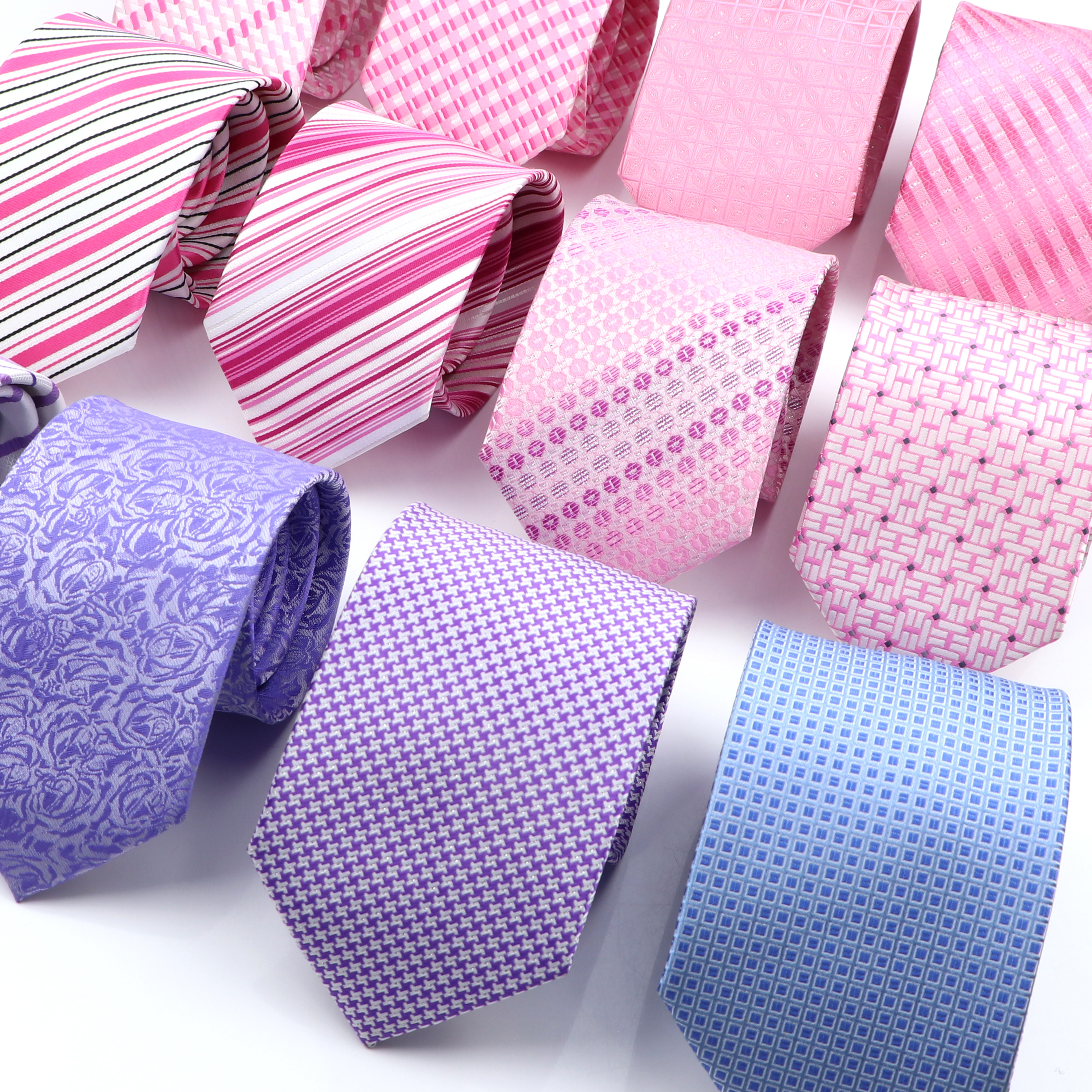 New Bright Pink Men Ties Class - огляд і ціна Skinny Tie Men