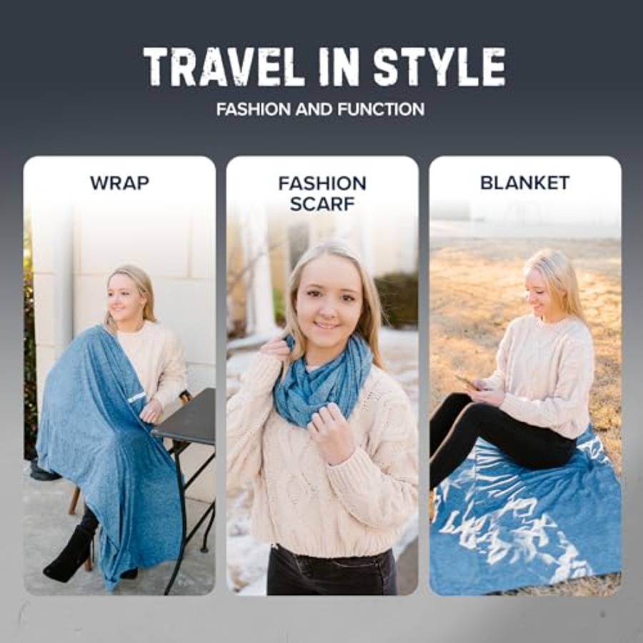 Infinity Travel Scarf Loop wit - огляд і ціна Infinity Scarf Knit