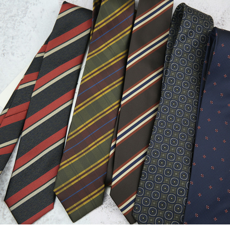 New Trendy Striped Neckties Fo - огляд і ціна Skinny Tie Men