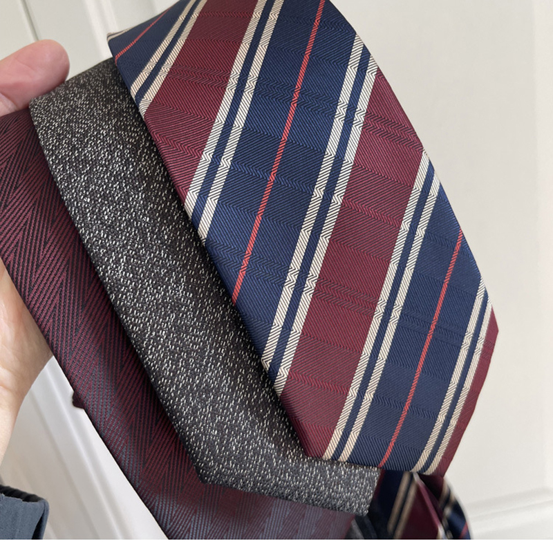 New Trendy Striped Neckties Fo - огляд і ціна Skinny Tie Men