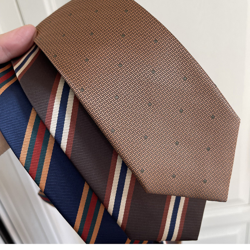 New Trendy Striped Neckties Fo - огляд і ціна Skinny Tie Men