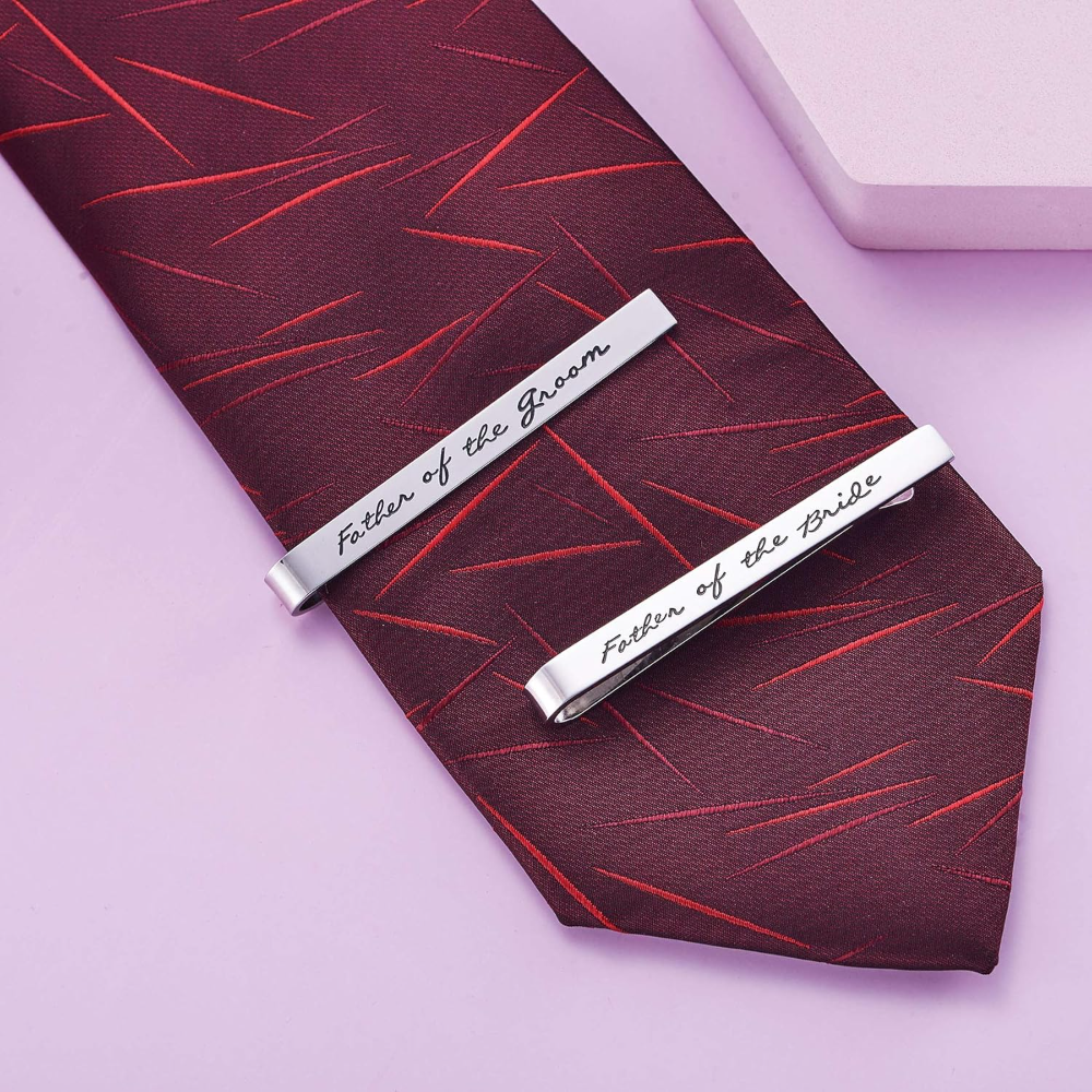 Father of The Groom Father of  - огляд і ціна Tie Bar Set Gift
