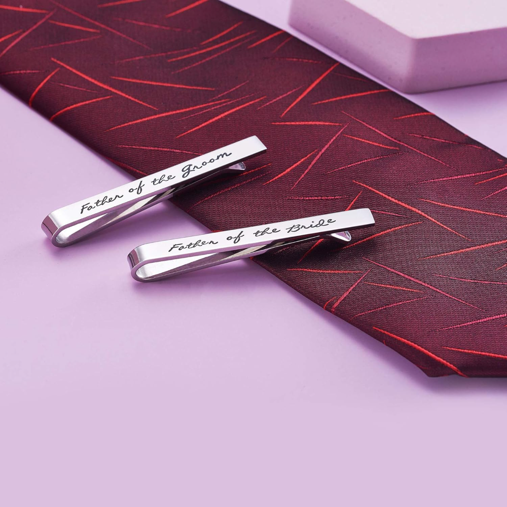 Father of The Groom Father of  - огляд і ціна Tie Bar Set Gift
