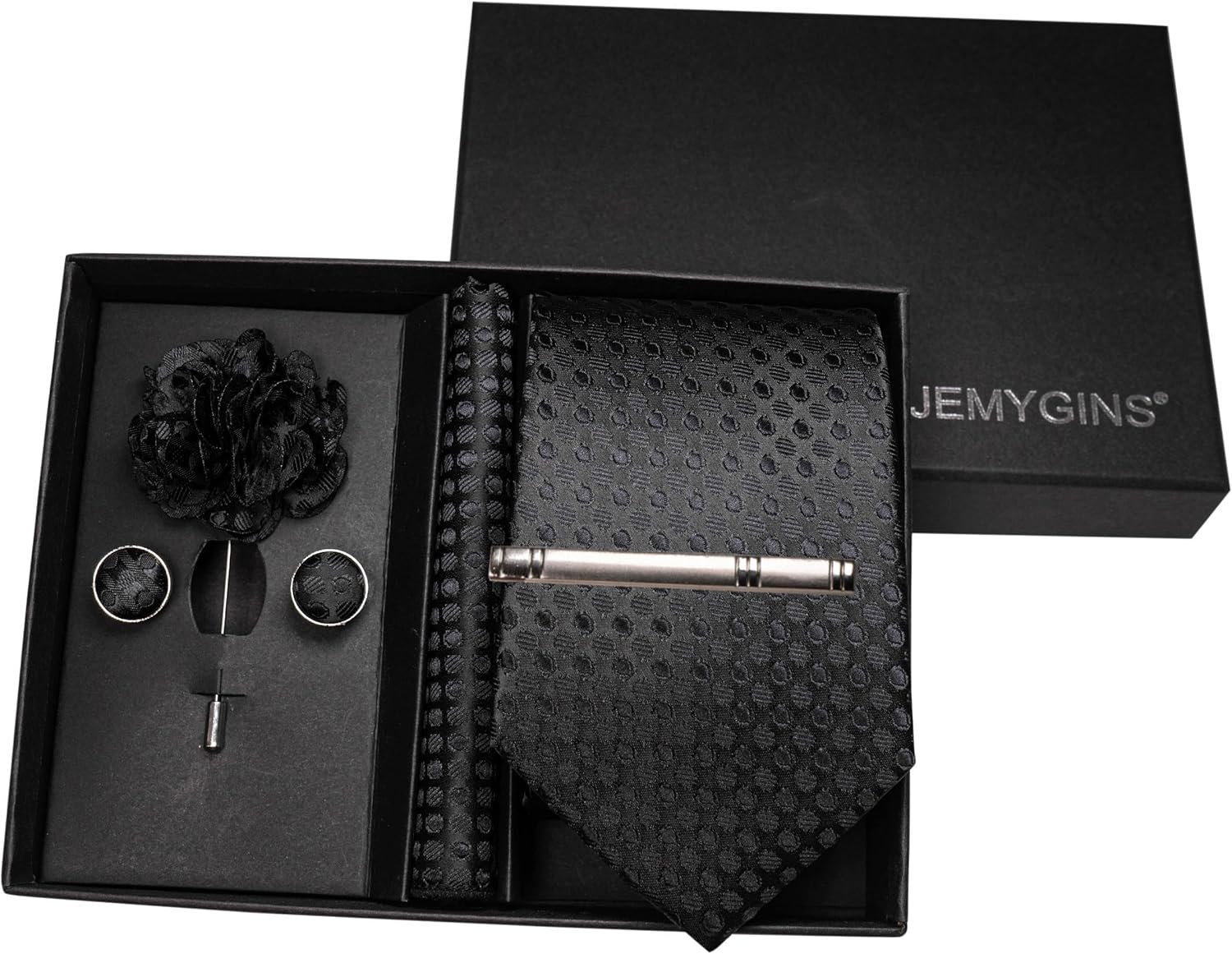 5PCS Men's Tie Set with Pocket - огляд і ціна Pocket Square Set