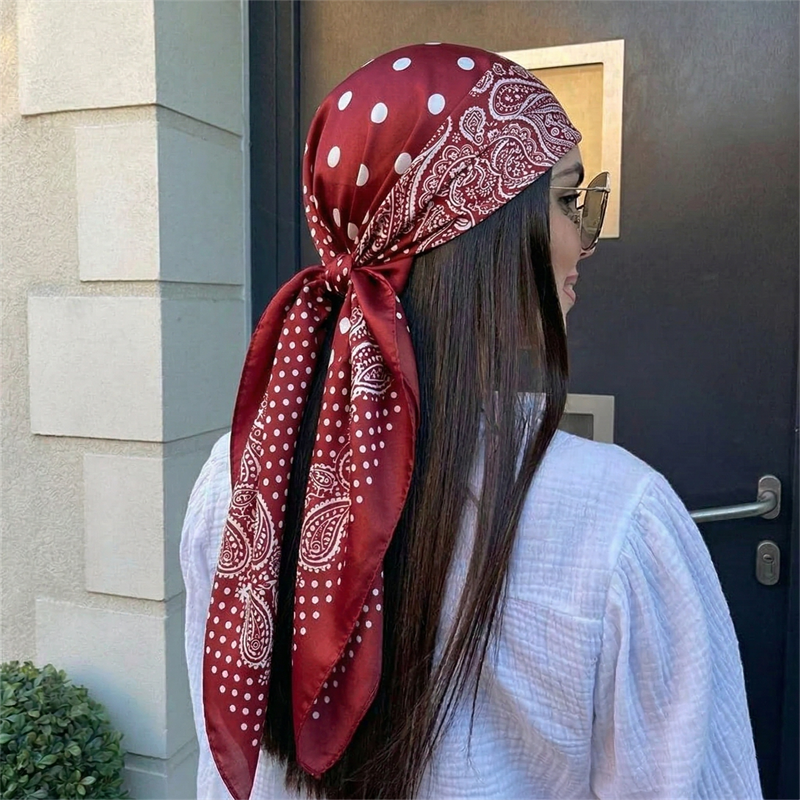 90cm Luxury Brand 2026 Dot Pri - огляд і ціна Scarf Silk Square