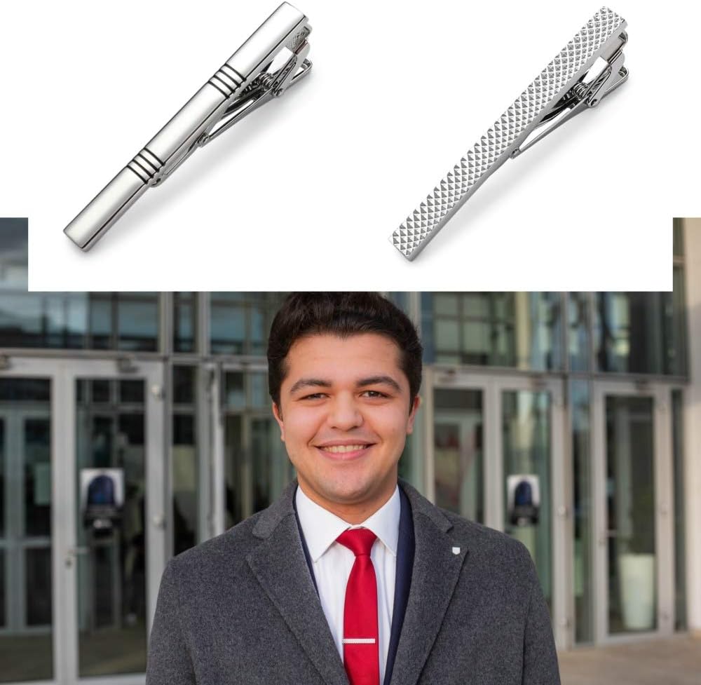 Classic Silver Tie Bar Set for - огляд і ціна Tie Bar Set Gift