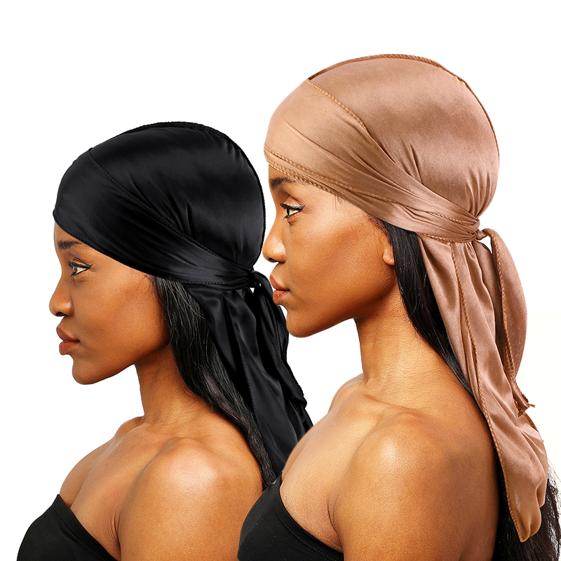 2 pcs Silky Satin Durags for M - огляд і ціна Bandana Doo Rag