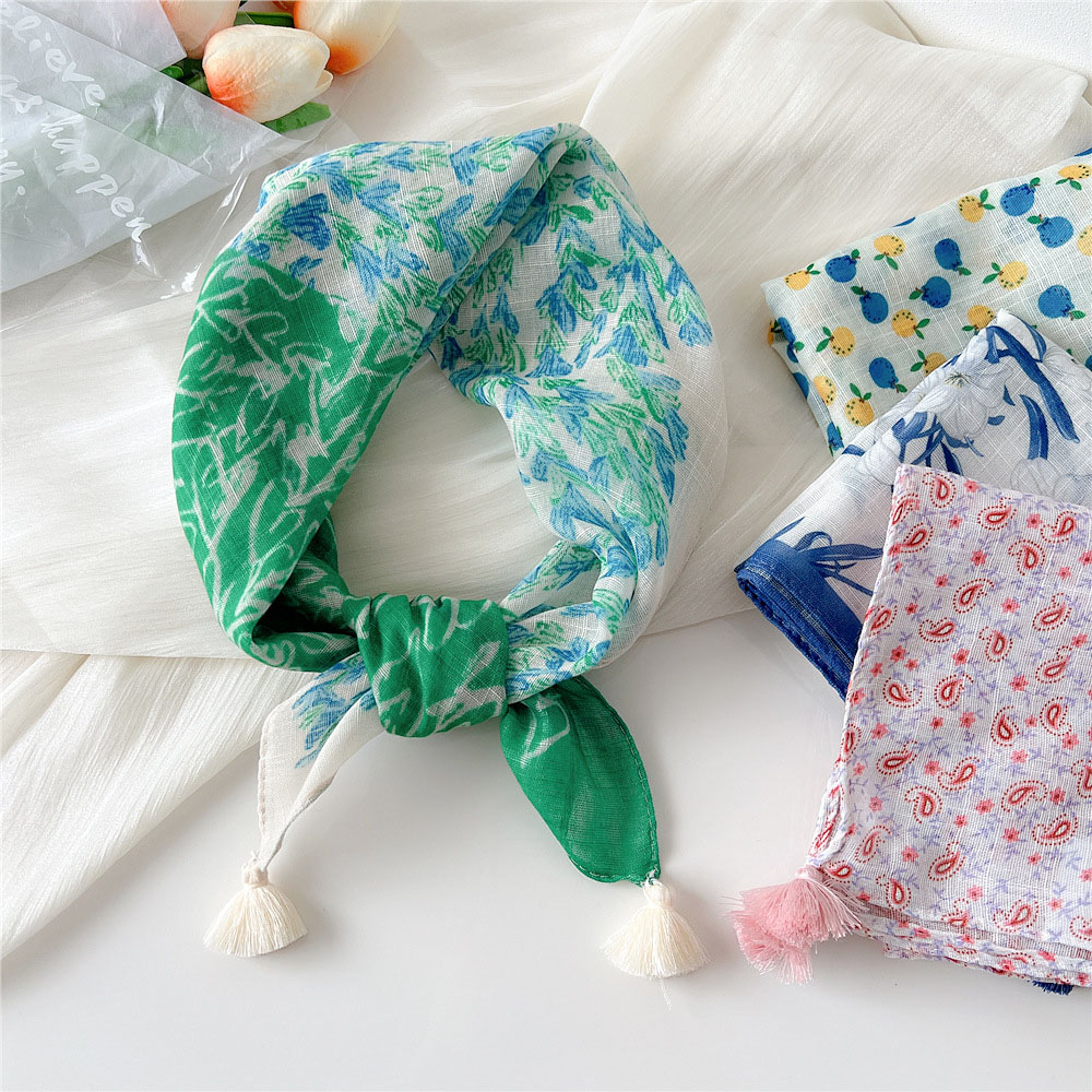 Summer Scarf Colorful Flower P - огляд і ціна Bandana Cotton