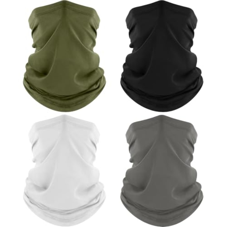 ROXUN 4 Pack Neck Gaiter, Cool - огляд і ціна Face Scarf Mask