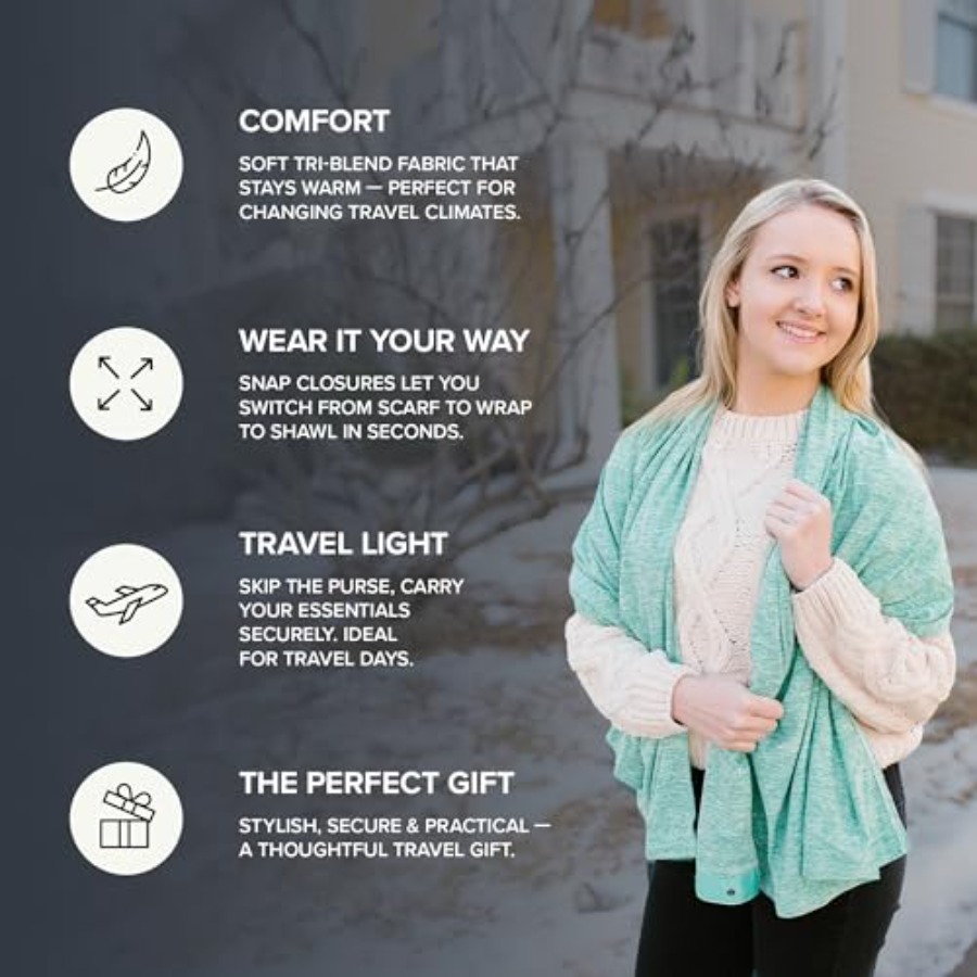 Infinity Travel Scarf Loop wit - огляд і ціна Infinity Scarf Knit