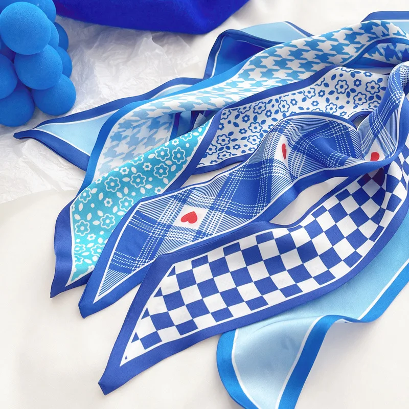 Klein blue silk scarf new chec - огляд і ціна Silk Tie Striped