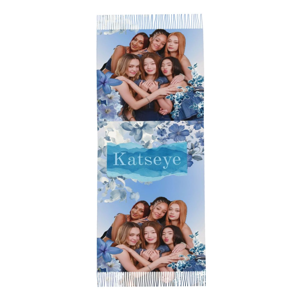 Katseye Kpop Scarf for Women W - огляд і ціна Pashmina Wrap Large