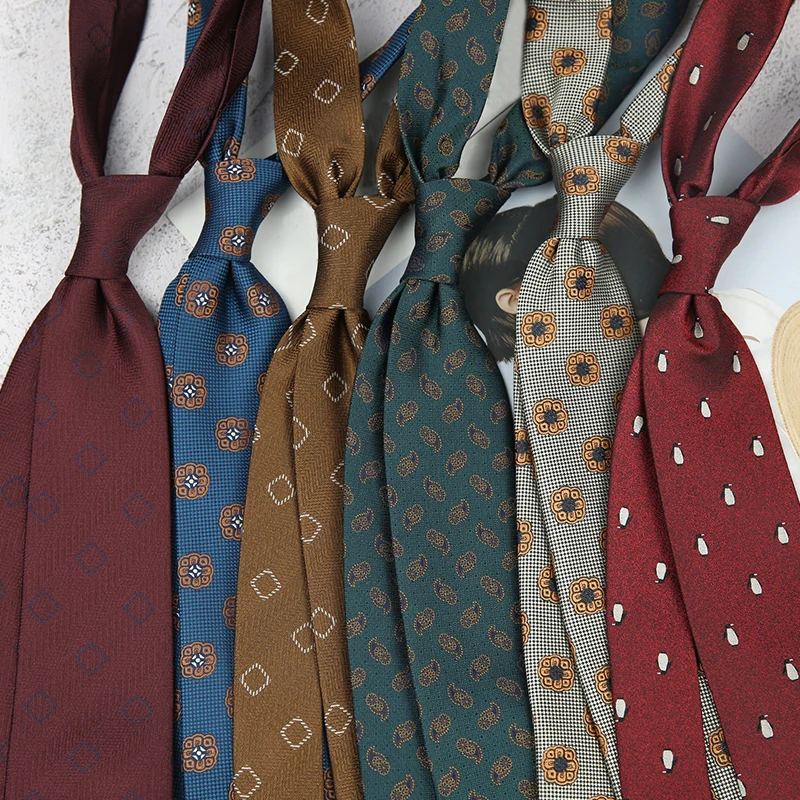 Linbaiway Business Floral Prin - огляд і ціна Skinny Tie Men