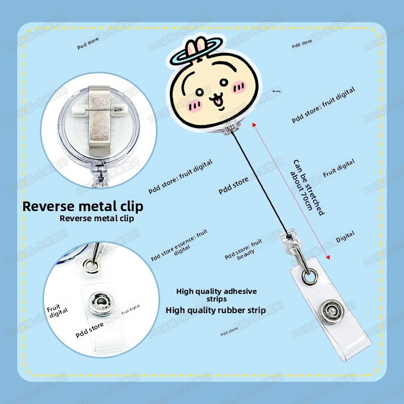 Jhikawas Retractable Badge Ree - огляд і ціна Lanyard Badge Holder