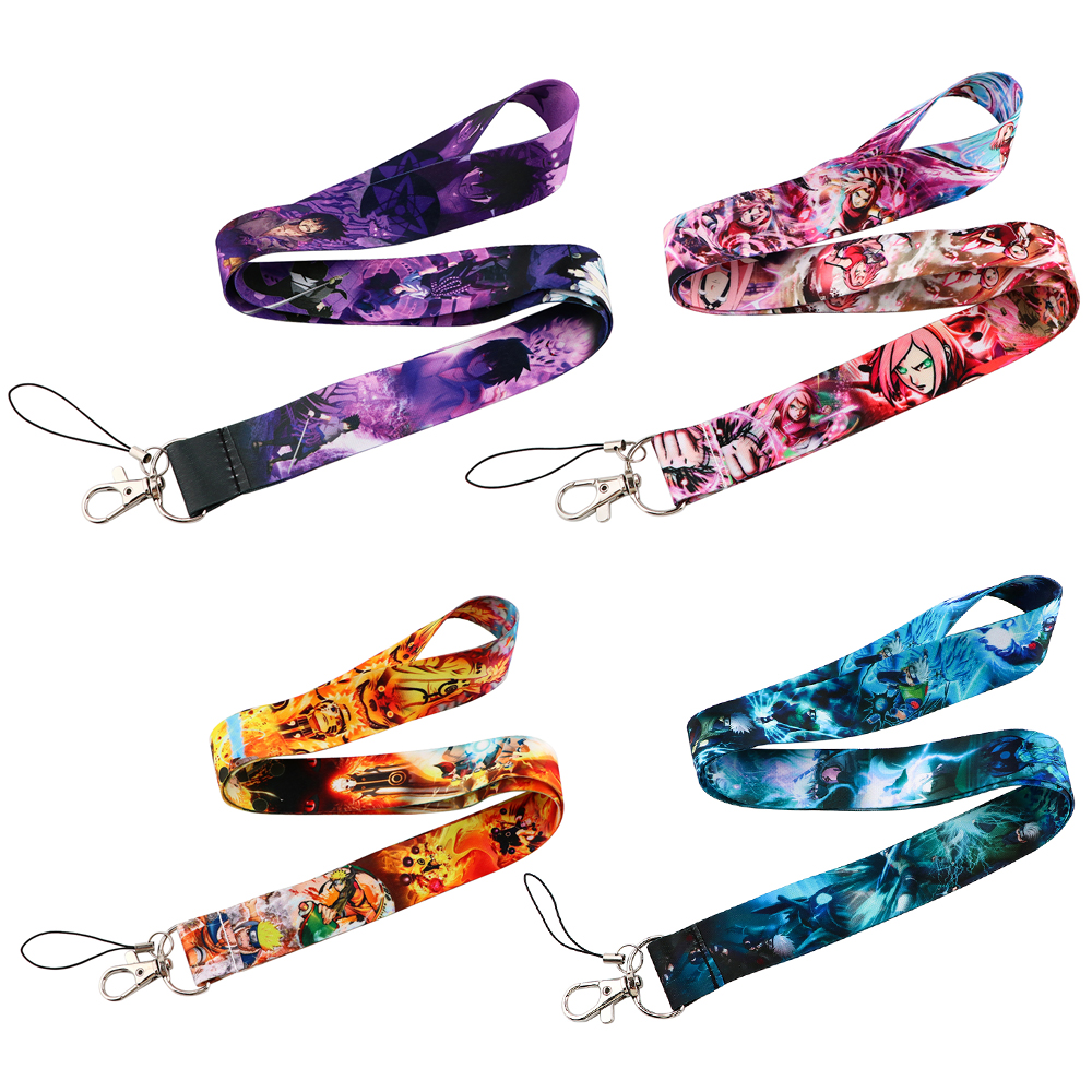 Japanese Anime Red Clouds Busi - огляд і ціна Lanyard Badge Holder