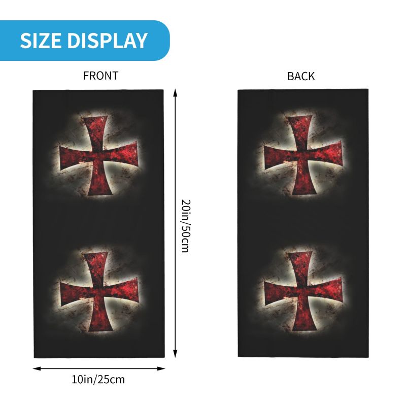 Custom Knights Templar Flag Ba - огляд і ціна Neck Warmer Tube