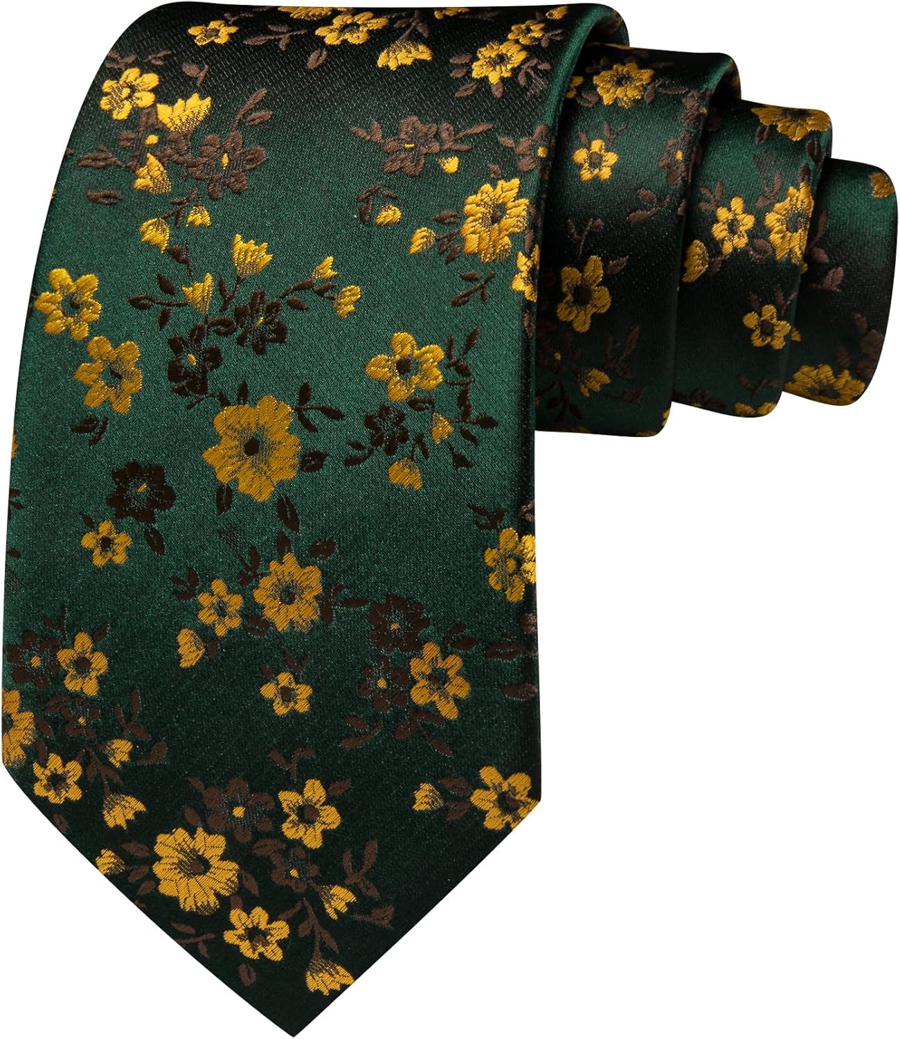 Men's Floral Paisley Silk Tie  - огляд і ціна Pocket Square Set
