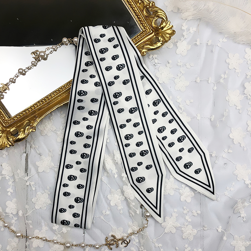 115cm Tied bag Handle silk sca - огляд і ціна Silk Tie Striped