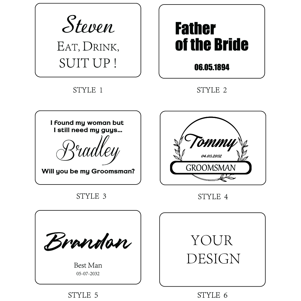Name Engraved Groomsmen Best M - огляд і ціна Tie Bar Set Gift
